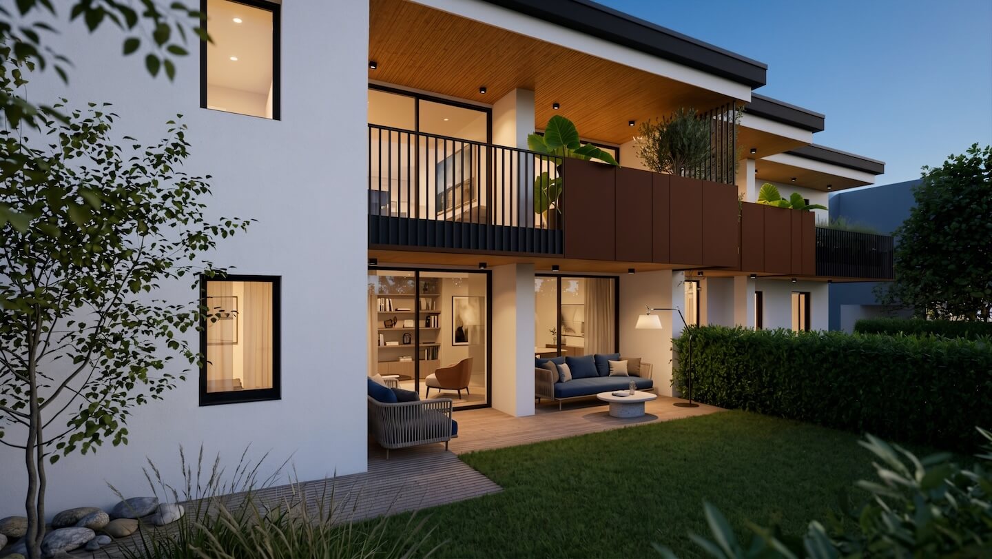 Render esterno residenza SQ6